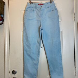 Vintage Gloria Vanderbilt High Waist Light Blue Jeans Missy Size 14